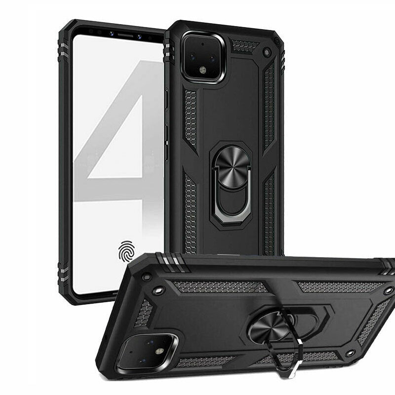 Étui à bague hybride pour Google Pixel 4 XL Étui à bague hybride pour Google Pixel 4 XL